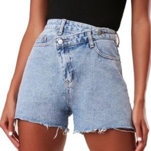 KRIPT Criss Cross Jean Shorts